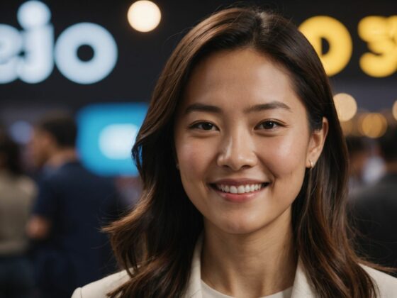 Fei-Fei Li, fondatrice de start-up IA, souriante